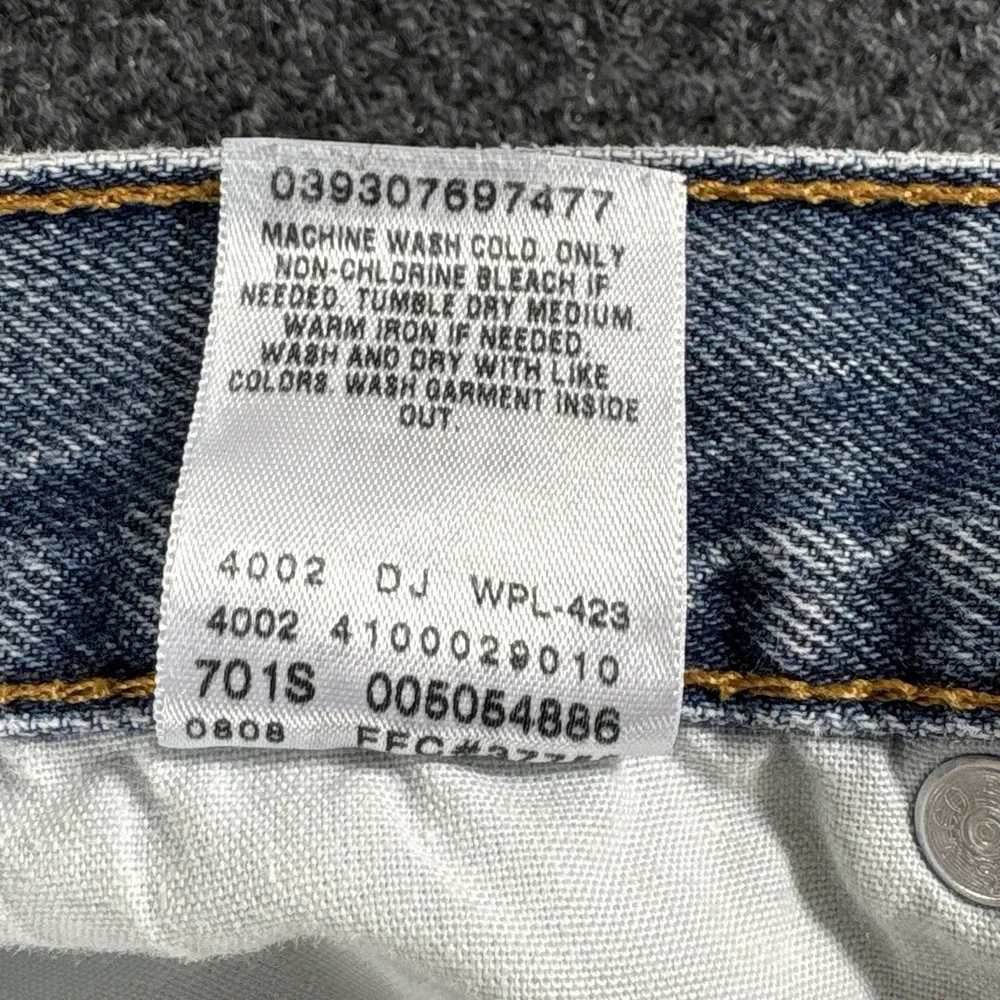 Y2k Levi's‎ 505 Jeans Men's Fits 35x29* Blue Denim Wash Straight Leg Fit